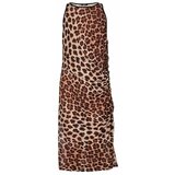 Liu Jo poluprozirna leopard haljina LJVA4030 J4649 N9163 cene