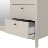 Tvilum Sivo-bež ormar s ogledalom 150x199x58 cm Madrid – | shoptok.hr