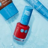 Rimmel London Kind & Free lak za nohte odtenek 156 Poppy Pop Red 8 ml | Shoptok.si