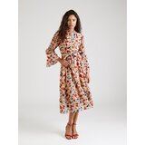 French Connection Obleka bež / oranžna / roza / rdeča | Shoptok.si