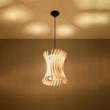 Nice Lamps Viseća svjetiljka u prirodnoj boji s drvenim sjenilom ø 30 cm Menges – | shoptok.hr