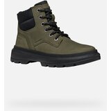 Geox Dark green boys' ankle boots Kiddartah WPF - Boys | shoptok.hr