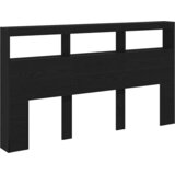 Ormarić za uzglavlje LED boja crni hrasta 180x17x102 cm | Eponuda.com