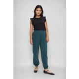 Marisse Black Blouse With Ruffles On The Shoulders | Shoptok.si