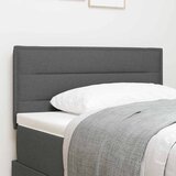  LED glava kreveta s LED trakama Tamno siva 80 cm tkanina | shoptok.hr