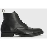 AllSaints Usnjeni čevlji Drago Boot moški, črna barva, MF561Z