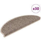  Samoljepljivi otirači za stepenice 30 kom 65x21x4 cm tamnobež | shoptok.hr