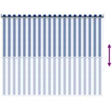  Vanjska roleta 90% blokada UV zraka Plava i bijela pruga 140 x 140 cm | shoptok.hr