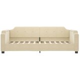 vidaXL dnevni krevet na razvlačenje s ladicama krem 90x200 cm tkanina | shoptok.hr