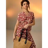 Sinsay Pleteni tote model torba za rame s cvjetnim aplikacijama | shoptok.hr