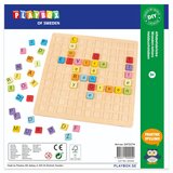 Playbox ABC šarene drvene edukativne igračke 25x25cm | shoptok.hr