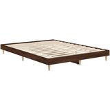  Za krevet smeđi hrast 140x190 cm konstruirano drvo | shoptok.hr