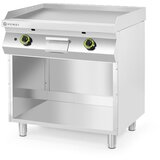 Hendi Gasna ploča za kuvanje s roštiljem, glatka, na ormariću zatvorenom s 3 strane, Kitchen Line, 10kW, 800x700x(H)900mm | Eponuda.com