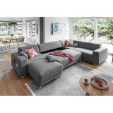 Miuform Siva sklopiva/s prostorom za odlaganje kutna garnitura (s desnim kutom/u obliku slova "U") Classy Sophie – | shoptok.hr