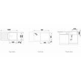 Blanco sudoper CLASSIMO XL 6 S-IF InFino INOX 18/10, s dalj. upr. Push Control | shoptok.hr