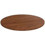 vidaXL Okrugla stolna ploča tamnosmeđa Ø50x1 5 cm tretirana hrastovina | shoptok.hr