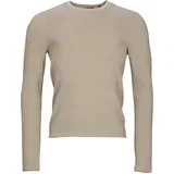 ONSPANTER LIFE 12 STRUC CREW KNIT Bež