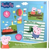  Senzorne uganke Peppa Pig – 4 sestavljanke za otroke 18+ mesecev | Shoptok.si