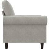  Fotelja svjetlosiva 60 cm baršunasta | Eponuda.com