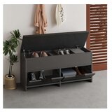 Hanah home cipelarnik cove shoe bench anthracite | ePonuda.com