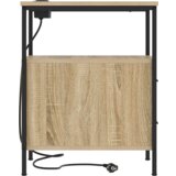  Noćni ormar sonoma hrast 30 x 48 x 61 cm Konstruirano drvo | shoptok.hr
