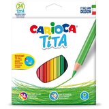 Carioca 24-delni komplet barvnih svinčnikov Carioca: Tita maxi | Shoptok.si