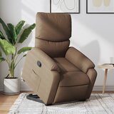 Maison Chic Naslanjač - Relax naslanjač s funkcijo vstajanja rjavo blago, (22040176) | Shoptok.si