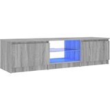 TV ormarić s LED svjetlima boja hrasta sonome 140x40x36 cm | shoptok.hr