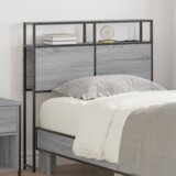  Skladiščni naslon s polico Siva sonoma 75 cm Konstruiran les, (5000142536) | Shoptok.si