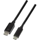 USB-C® / DisplayPort adapterski kabel USB-C® vtič\, DisplayPort vtič 3.00 m črna UA0336 USB-C®-Display kabel, (20418226)