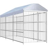  Vanjski kavez za pse s krovom 450 x 150 x 200 cm | shoptok.hr