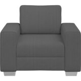 SOFA fotelja tamno siva 100x77x82 cm korduro tkanina | shoptok.hr
