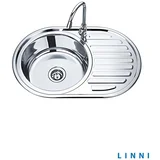 Ugradna sudopera 7750 PF/L Inox ø90 77x55cm