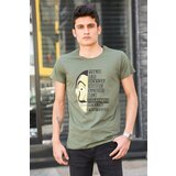 Madmext Printed Khaki T-Shirt 4016 | ePonuda.com