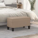 vidaXL Klop kapučino 70x35x41 cm umetno usnje | Shoptok.si