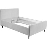 MID.YOU OBLAZINJENA POSTELJA 140 cm x 200 cm , tekstil, leseni material krem barve | Shoptok.si