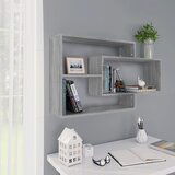 Maison Chic Stenska polica - Viseča Polica siva sonoma 104x20x58,5 cm inženirski les, (21793476) | Shoptok.si