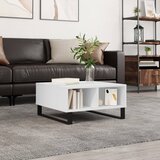 vidaXL Stolić za kavu bijeli 60 x 60 x 30 cm od konstruiranog drva Cijene