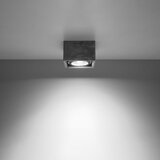 Nice Lamps siva stropna svetilka 14x14 cm postiga – | Shoptok.si