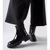 Gemre Black slip-on ankle boots workery Breolungi | ePonuda.com