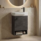 Hanah home Polica za kupatilo, Antracit | Eponuda.com