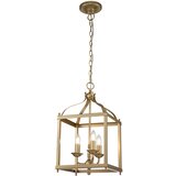 Elstead Lighting Elstead Kichler Larkin Viseča stropna svetilka Lanterne, barvana naravna medenina, (22098685) | Shoptok.si