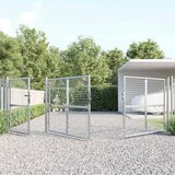  Vrtna vrata od mreže srebrne boje 400 x 125 cm pocinčani čelik | shoptok.hr
