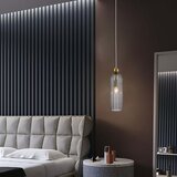  Visilica na sajli PIEGA 1xE14/40W/230V mesing/dimna crna | Eponuda.com