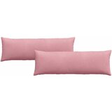 vidaXL Blazine za kavč 2 pcs Roza 120 x 40 cm Žametna tkanina, (5000083788) | Shoptok.si