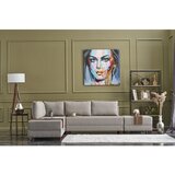 Atelier Del Sofa Bež raztegljiva kotna sedežna garnitura (levi kot) Fly – cene