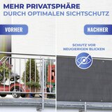 Maximex Črn plastičen balkonski zastor 500x85 cm – | Shoptok.si