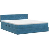  Krevet s od storage s uzglavljem 2 kom. Tamno plava | shoptok.hr
