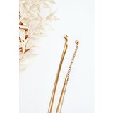 Glam Chic Women's Snake Chain With Flowers Gold | shoptok.hr
