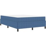 vidaXL Konstrukcija postelje Modra 160 x 200 cm Mikrovlaknena tkanina, (5000069995) | Shoptok.si
